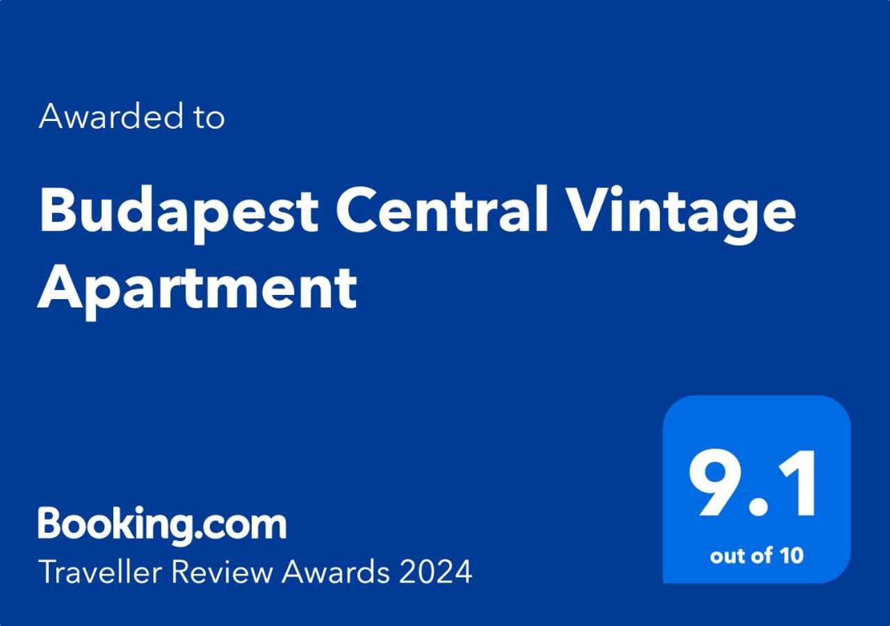 Budapest Central Vintage Apartment Exterior photo
